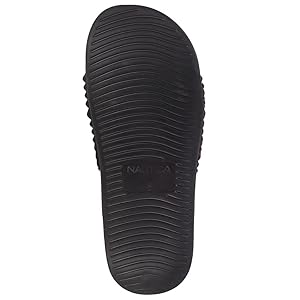 Nautica Men's Open Toe Slide Sandals - Comfortable Indoor